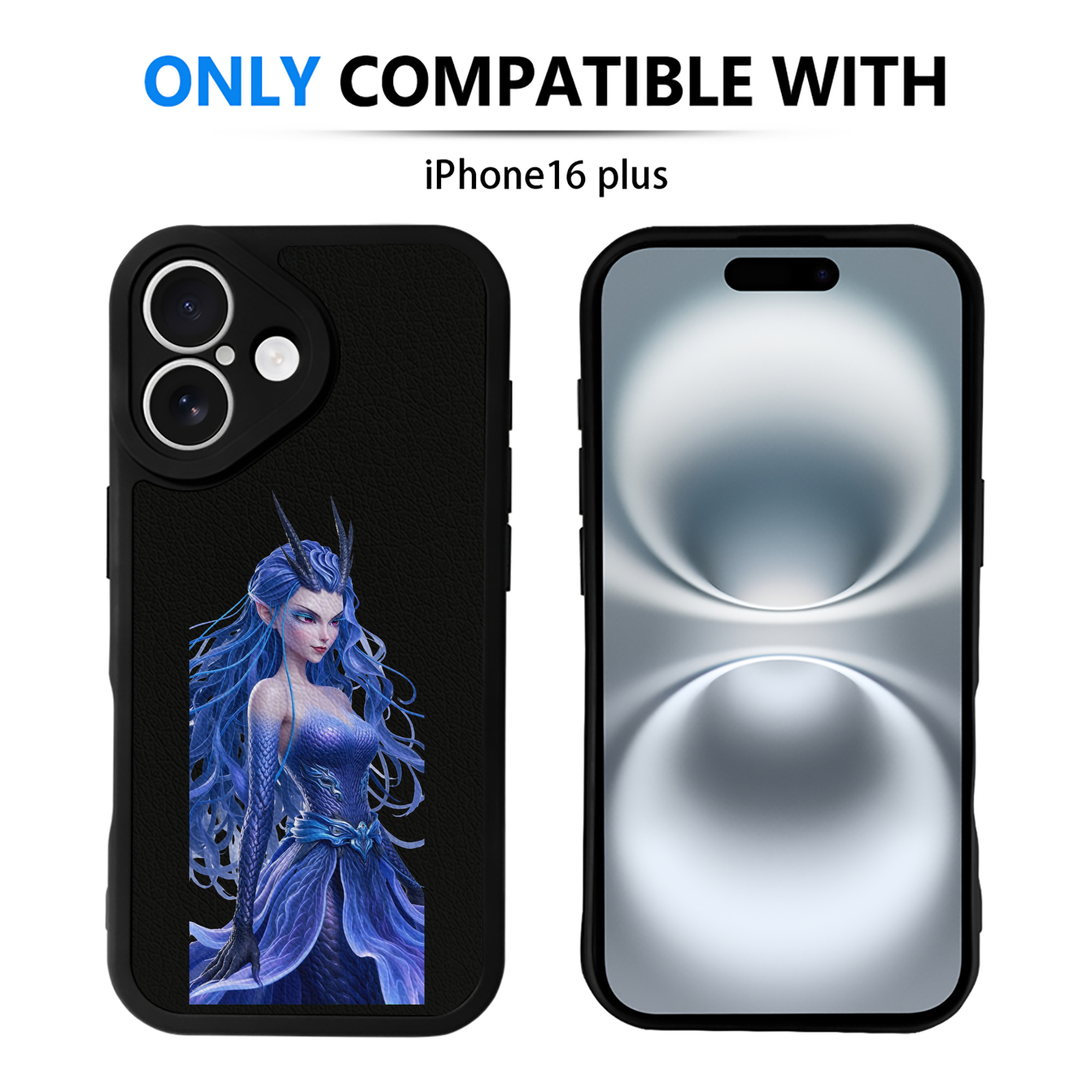 （画像用） Ne Zha 2 ナタ 魔童の大暴れ 【iPhone 16シリーズ対応】シリコンスマホケース（レザー調） 材質：シリコン